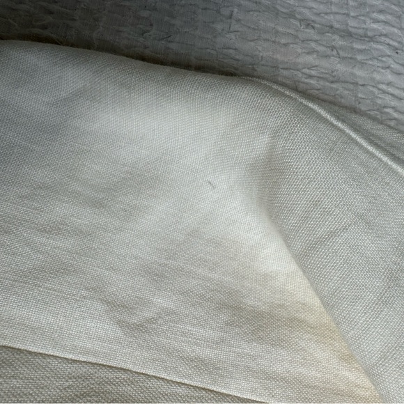 Vintage 90s Ralph Lauren Blue Label 100% White Linen Made in Italy Blazer Jacket - Picture 15 of 16